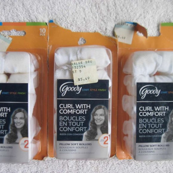Goody Hair Goody Curl Comfort Pillow Soft Foam Rollers Hair Curlers